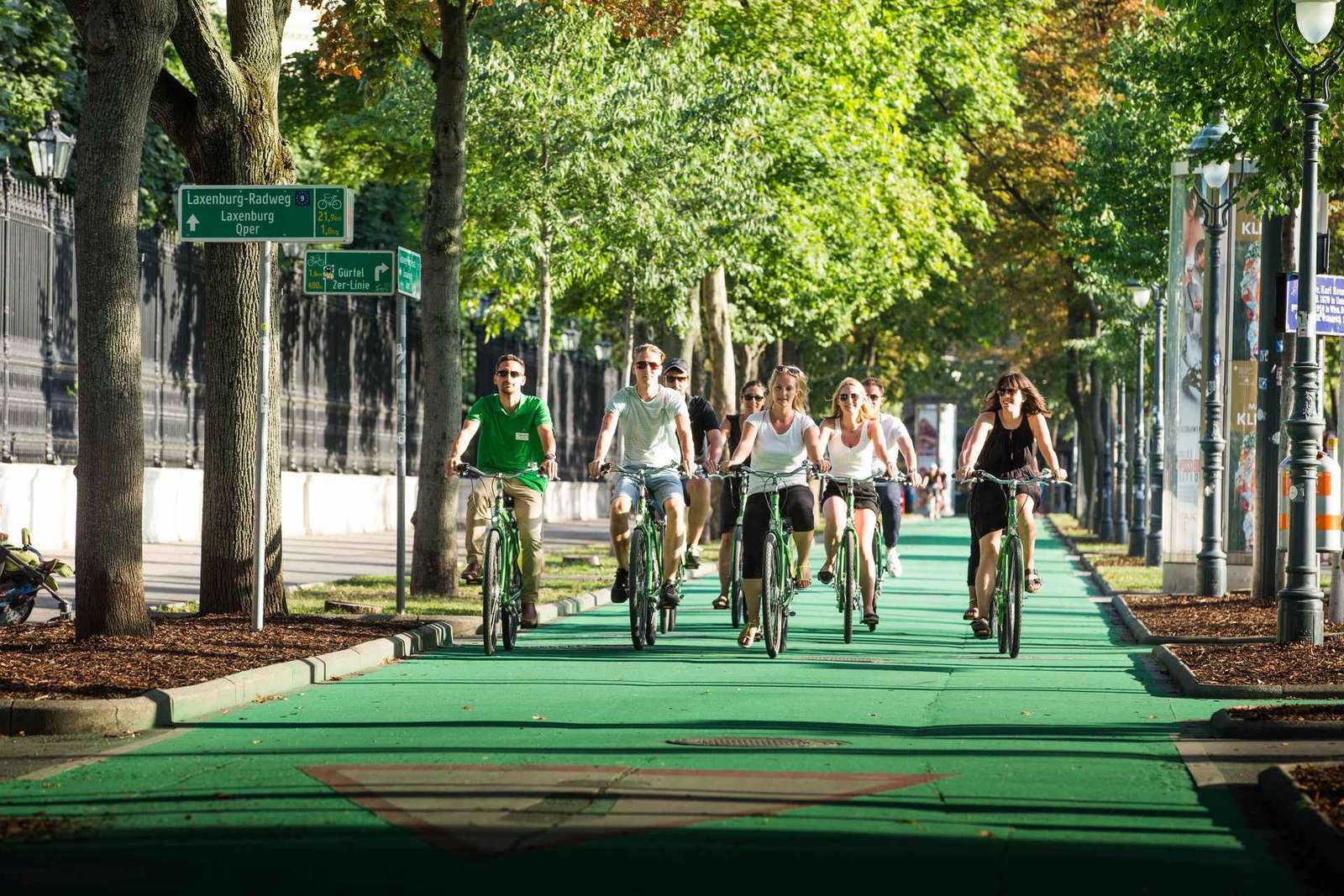 Wenen op de fiets 3 uur durende alles-in-één stadsrondleiding in het Engels