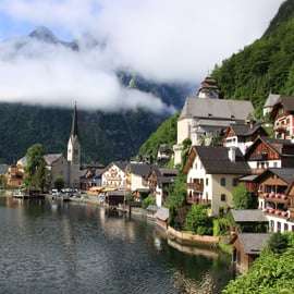 Vanuit Wenen: Dagtrip Hallstatt, bergen & Alpenmeren