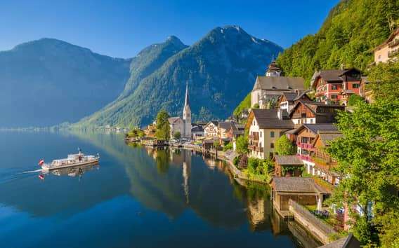 Van Wenen: Hallstatt en Alpentoppen met Skywalk-lift