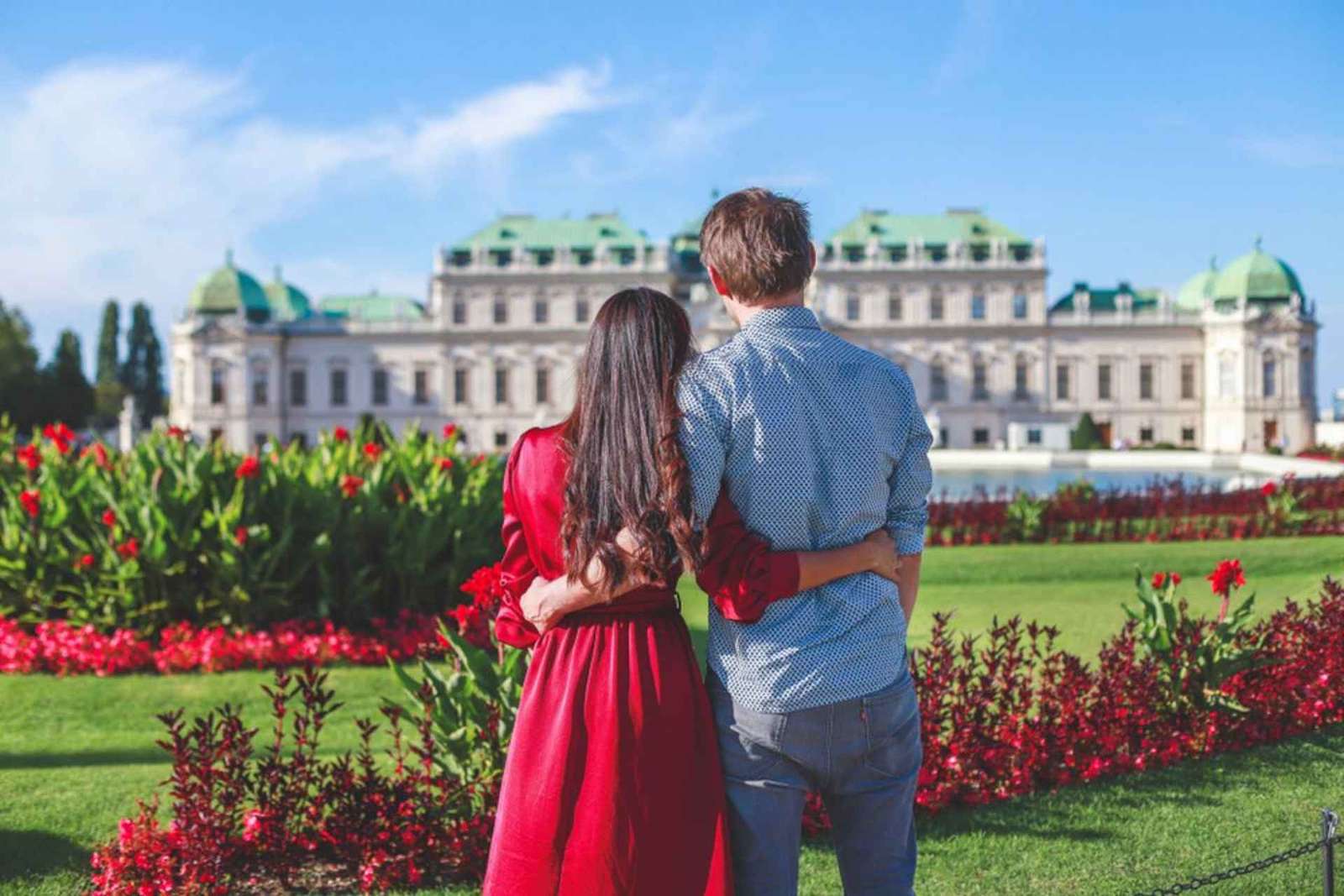 Wenen: privé-fotoshoot in de tuinen van Slot Belvedere