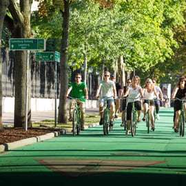 Wenen op de fiets 3 uur durende alles-in-één stadsrondleiding in het Engels