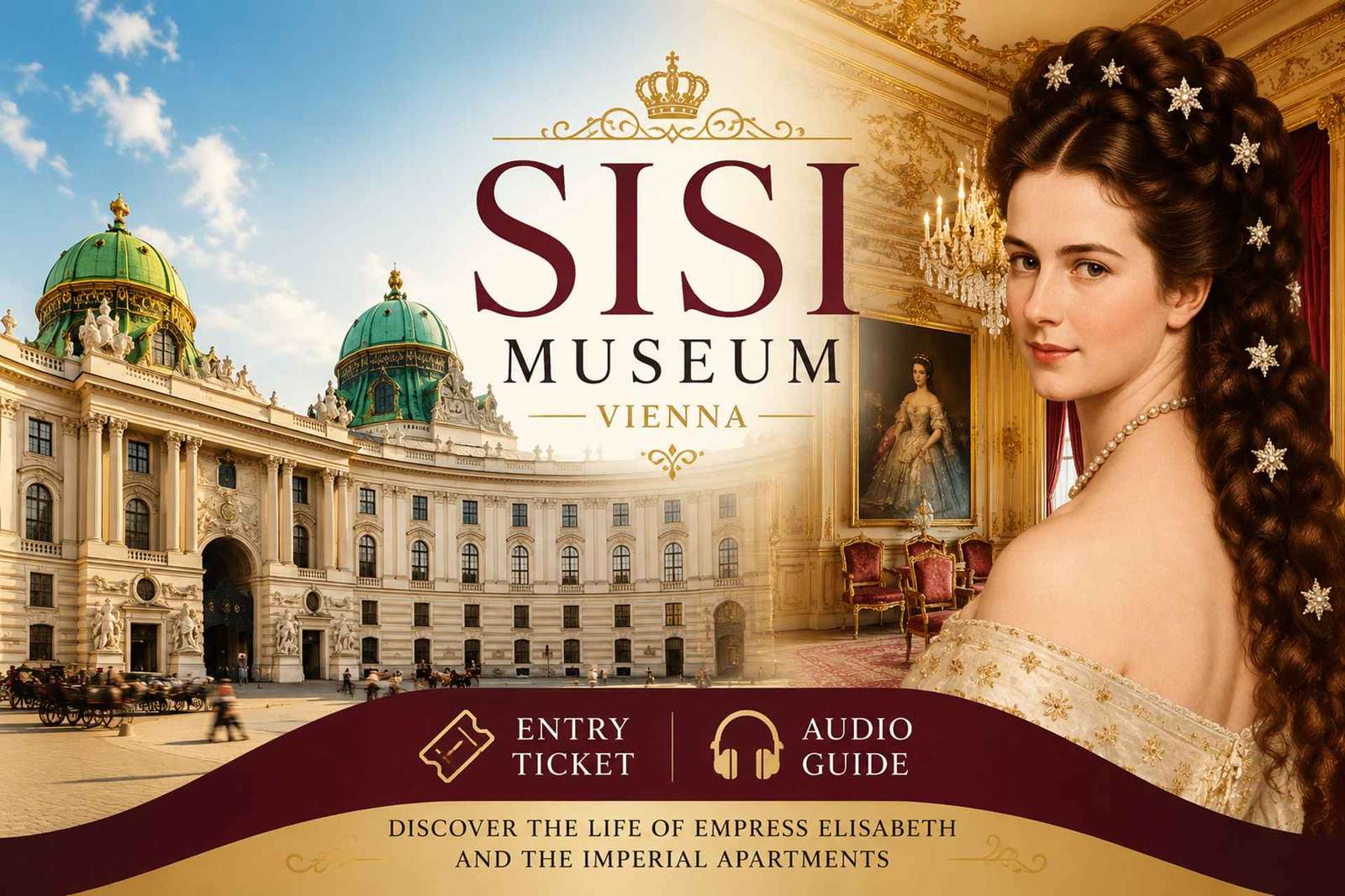 Toegangsbewijs voor het Sisi-museum met audiogids