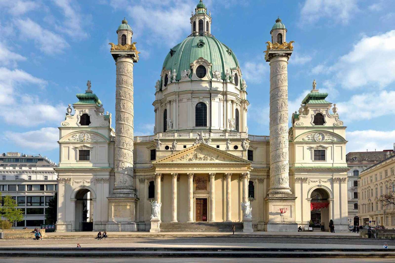 Wenen: Karlskirche toegangsbewijs met panoramaterras