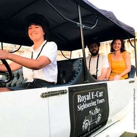 Wenen: Elektrische auto privé sightseeingtour