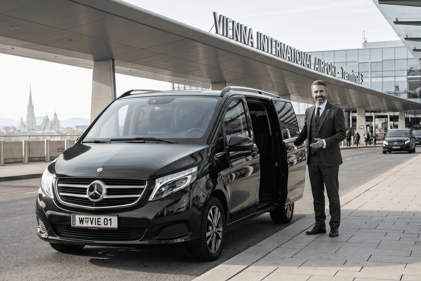 Wenen: VIE Airport privétransfer van/naar Wenen