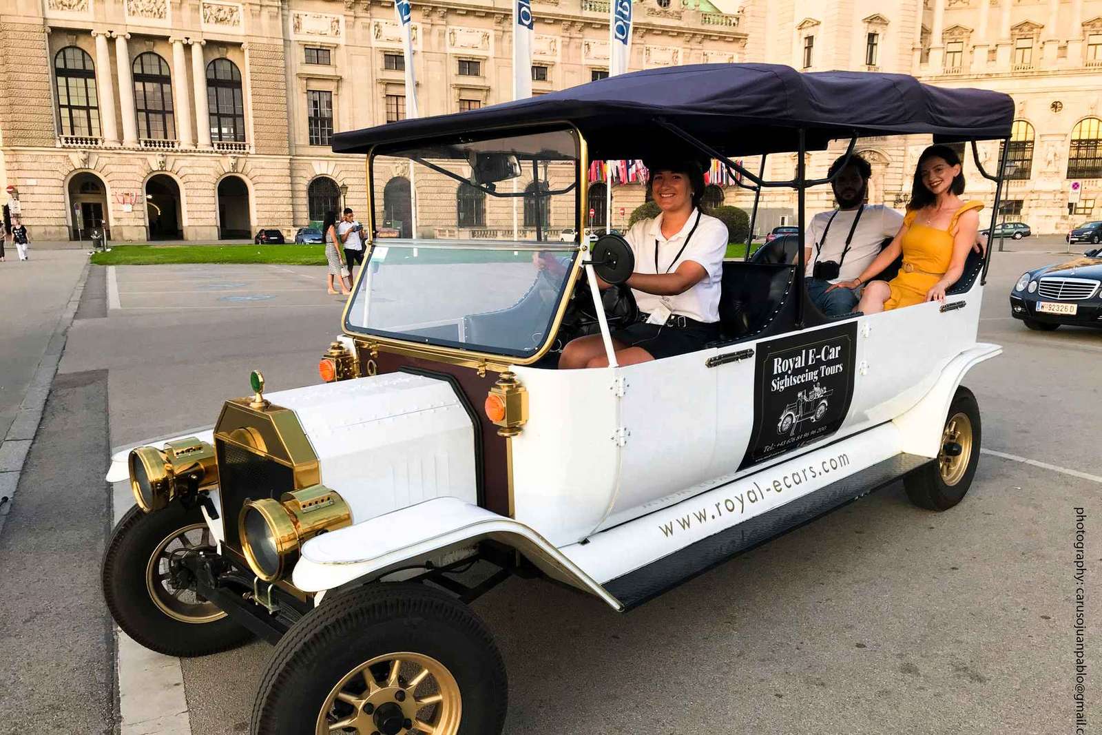 Wenen: Elektrische auto privé sightseeingtour