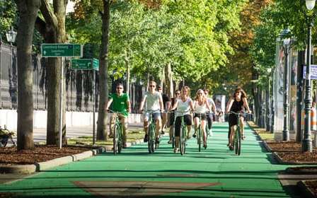 Wenen op de fiets 3 uur durende alles-in-één stadsrondleiding in het Engels
