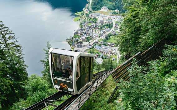 Van Wenen: Hallstatt en Alpentoppen met Skywalk-lift