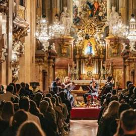 Wenen: ticket klassiek ensemble Wenen in de Sint-Pieterskerk