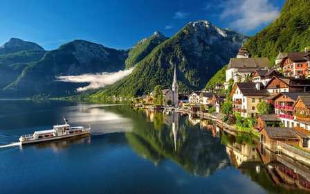 Vanuit Wenen: premium dagtour naar Hallstatt en kasteel Ort
