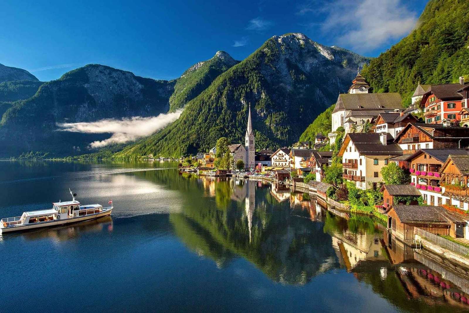 Vanuit Wenen: premium dagtour naar Hallstatt en kasteel Ort