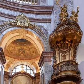 Wenen: Karlskirche toegangsbewijs met panoramaterras
