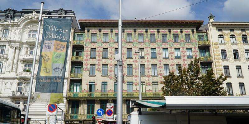 Wienzeilenhäuser door Otto Wagner