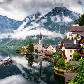 Wenen: Hallstatt-dagtour met Skywalk-uitkijkplatform