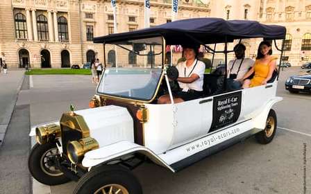 Wenen: Elektrische auto privé sightseeingtour