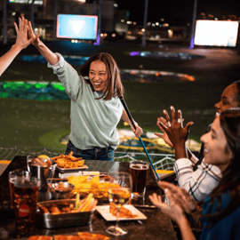 Topgolf Wenen: gameplay - 1 bay
